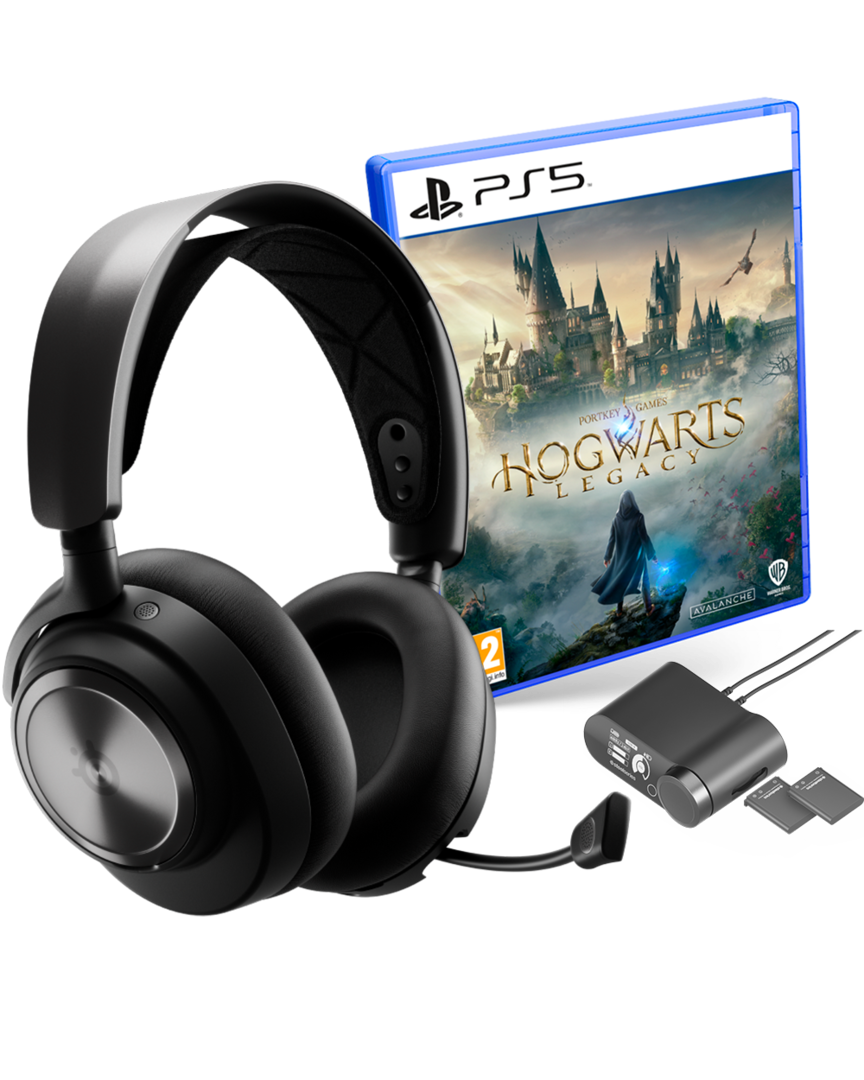 Auriculares Gaming Arctis Nova Pro Inalámbricos Steelseries + Hogwarts Legacy