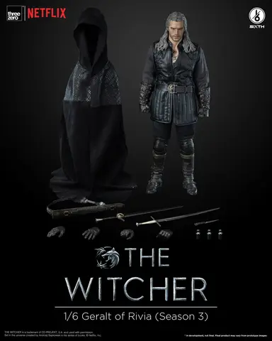 Reservar Figura Geralt de Rivia The Witcher Temporada 3 ThreeZero Figuras Estándar