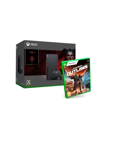 Xbox Series X 1TB + Diablo IV + Star Wars: Outlaws