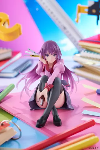 Reservar Figura Hitagi Senjougahara Monogatari Desktop Cute Taito 13cm Figuras Estándar