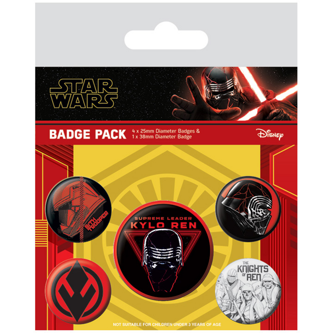 Star Wars (Episode 9) - Pack De Chapas Sith
