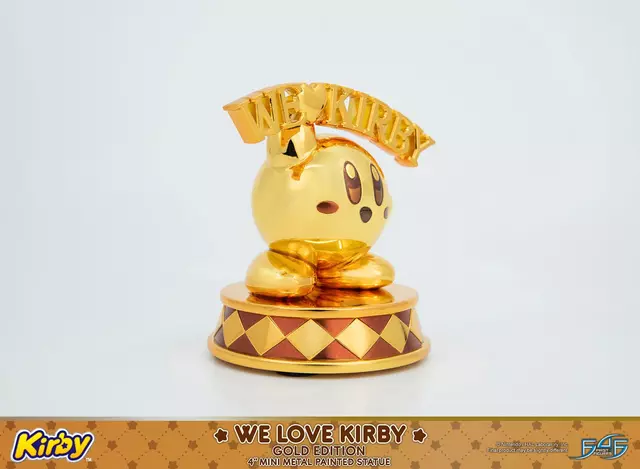 Reservar Figura Metálica Kirby We Love Kirby Edición Oro First 4 Figures Figuras