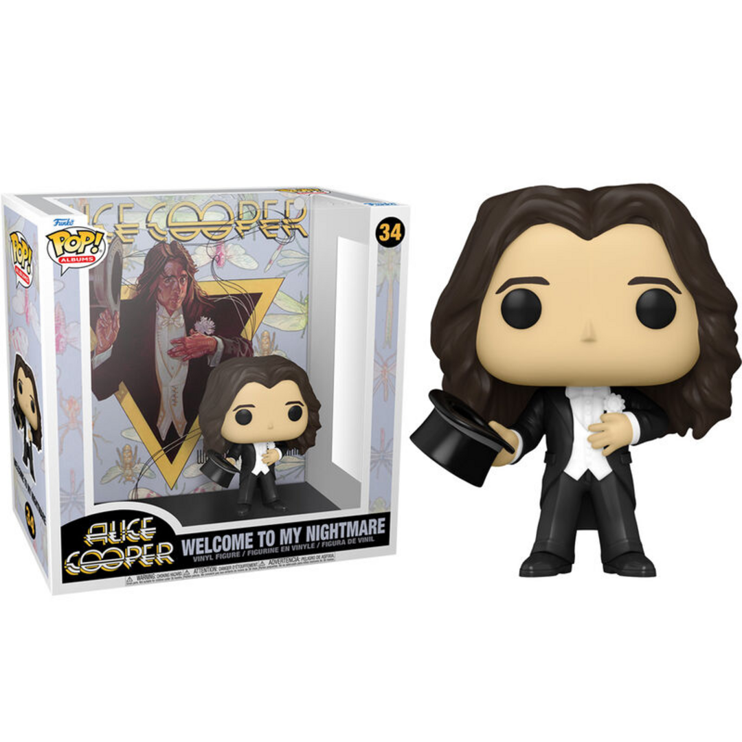Funko Pop! Albums: Alice Cooper - WTMN - Figura de Vinilo Coleccionable - Idea de Regalo- Mercancia Oficial - Juguetes para Niños y Adultos - Muñeco para Coleccionistas y Exposición