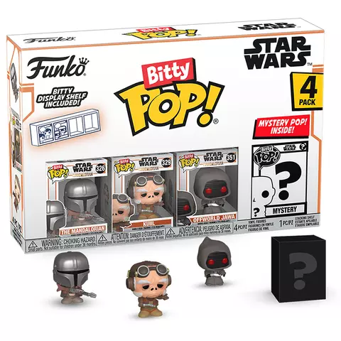 Comprar The Mandalorian - Bitty POP Mandalorian 4 Figuras Figuras Estándar