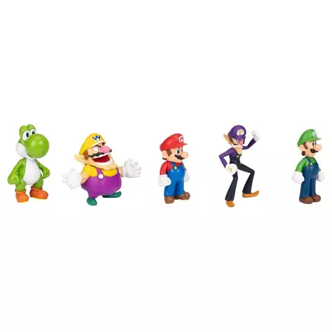 Comprar Blister 5 figuras Super Mario Bros 6cm Figuras Estándar