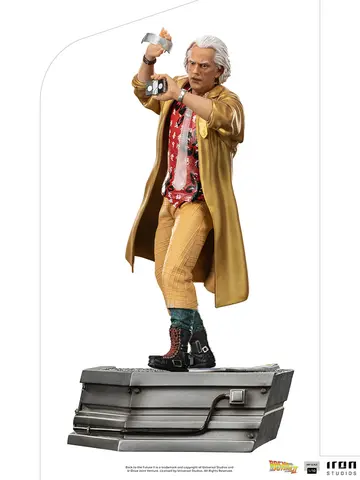 Comprar Figura Art Scale Regreso Al Futuro Ii Doc Brown Figuras