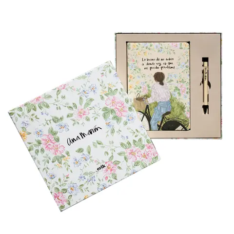 Comprar Set Cuaderno Premium A5 Con Boligrafo Ana Marin 