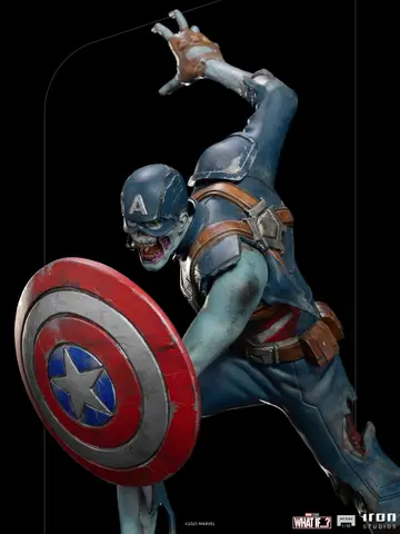 Comprar Figura Art Scale Marvel What If Capitan America Zombie Figuras