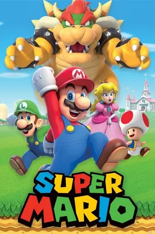 Comprar Poster Nintendo Super Mario Character Montage 