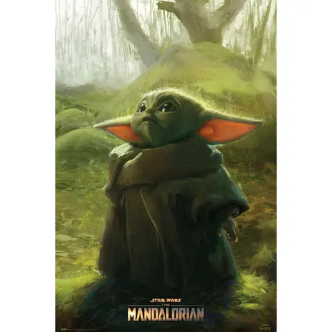 Comprar Poster Star Wars The Mandalorian The Child Art 