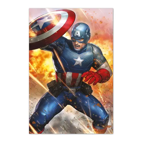 Comprar Poster Marvel Capitan America Under Fire 