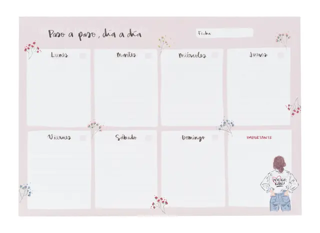 Comprar Bloc Planificador Semanal A4 Ana Marin 