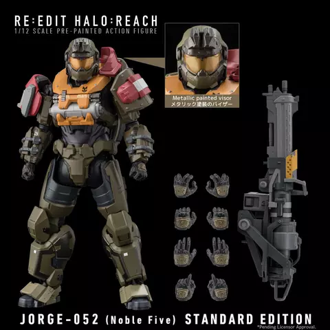 Reservar Figura Jorge-052 Noble Four Halo: Reach 1/12 1000 Toys Figuras Estándar