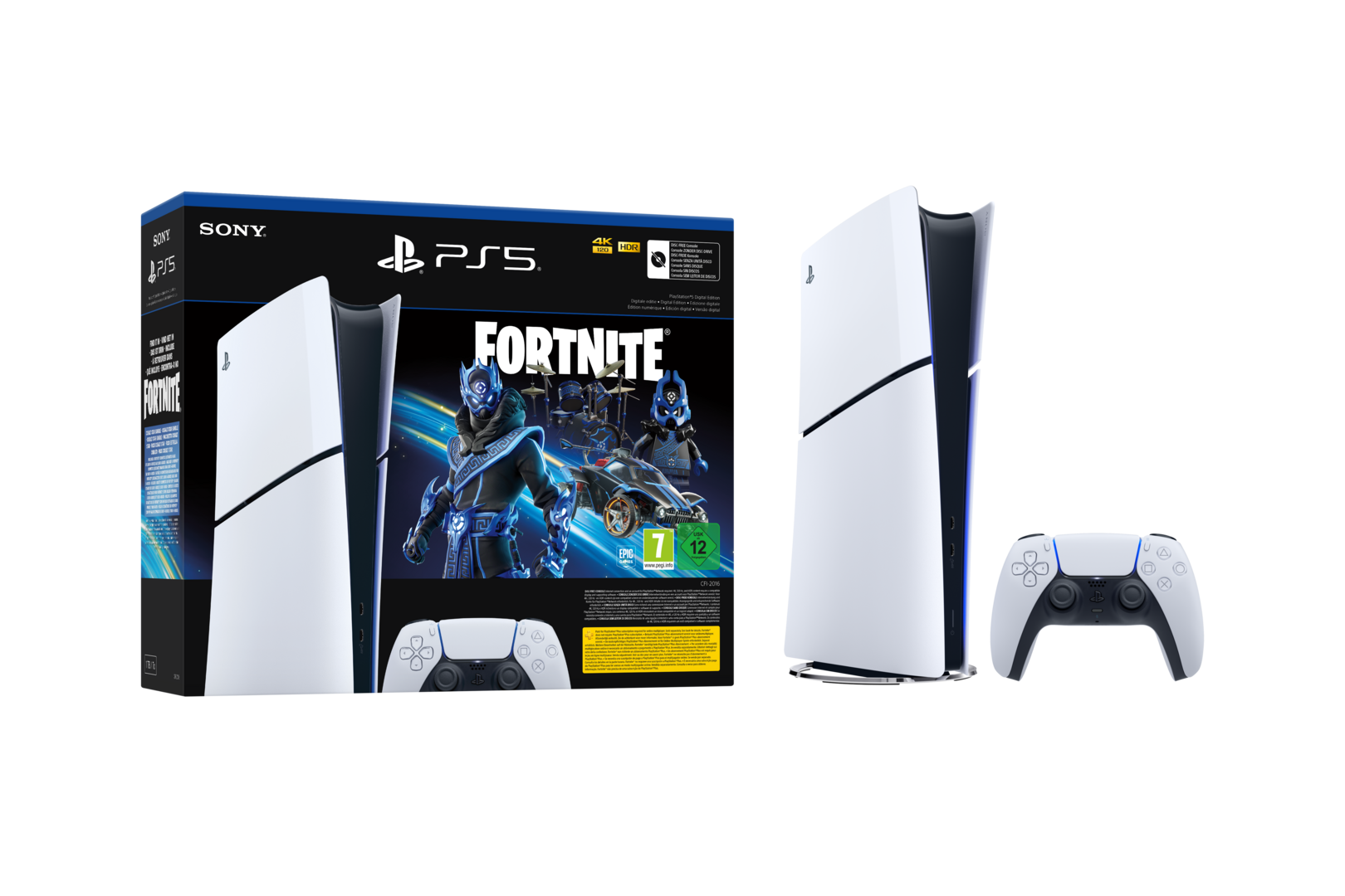 Consola PS5 Edición Digital + Pack Fortnite Cobalt Star