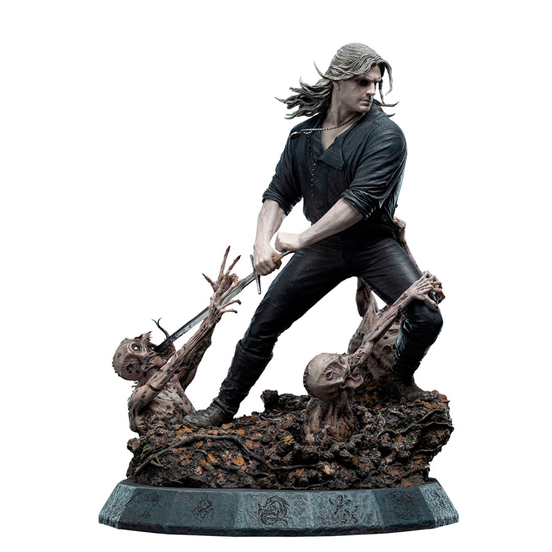 The witcher (season 2) - geralt the white wolf limited editionstatue 1:4 scale