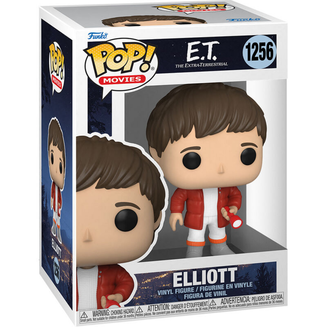 Funko Pop! Movies: E.T. 40th - Elliott - Elliot - E.T. The Extra Terrestrial - Figura de Vinilo Coleccionable - Idea de Regalo- Mercancia Oficial - Juguetes para Niños y Adultos - Movies Fans