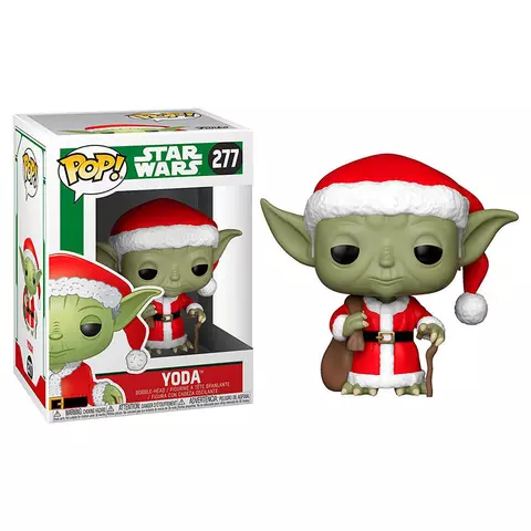 Comprar Figura POP Star Wars Holiday Santa Yoda Figuras Estándar