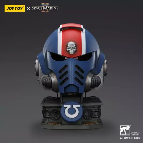 Reservar Réplica Casco con Expositor Teniente Titus Warhammer 40.000: Space Marine 2 JoyToy 1/1 44cm Limitada
