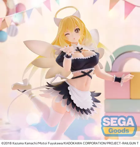 Reservar A Certain Scientific Railgun T Figura Luminasta PVC Misaki Shokuhou Fallen Angel Maid 20 cm Figuras Estándar