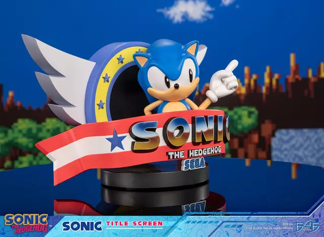 Reservar Figura Resina Sonic Sonic The Hedgehog Tittle Screen First 4 Figures 21cm Figuras