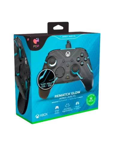 Reservar Mando con Cable Rematch Titan Steel GLOW Switch