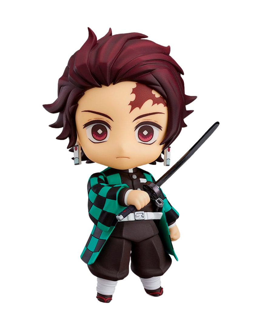Figura tanjiro kamado demon slayer: kimetsu no yaiba nendoroid