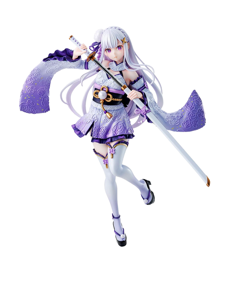 Figura emilia re:zero combat outfit ver. 1/7 kadokawa