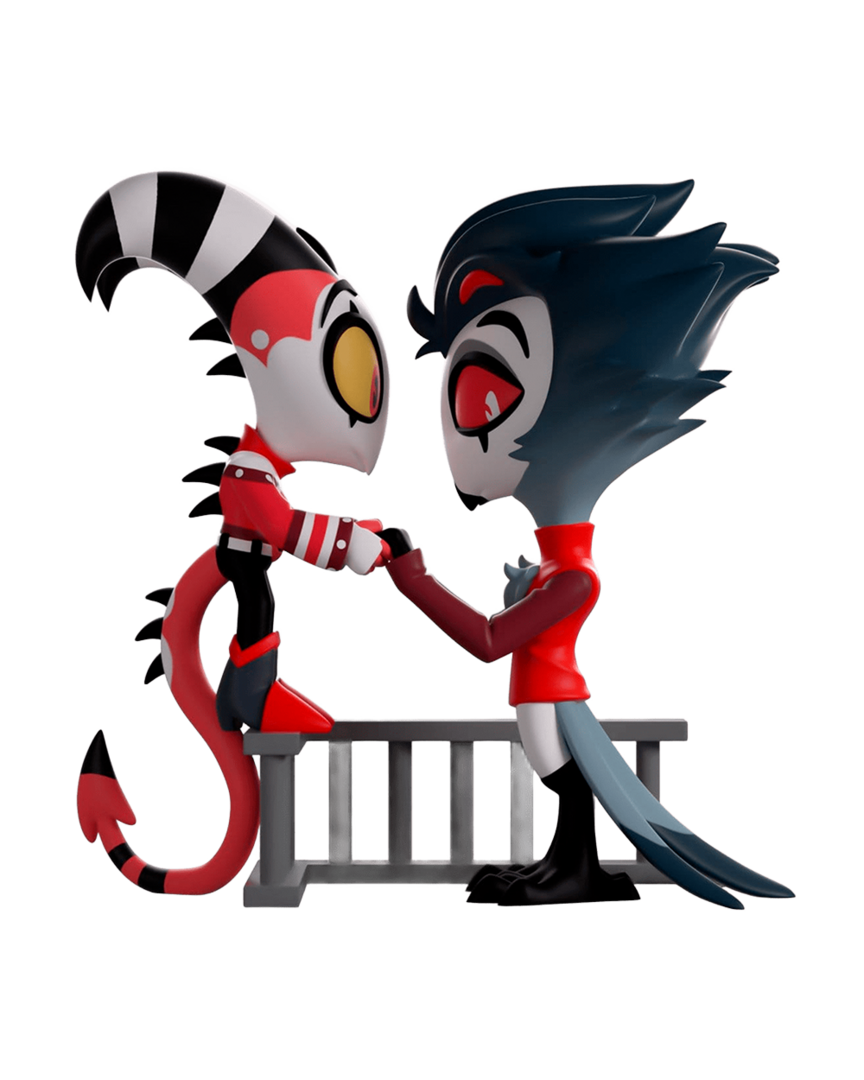 Pack 2 figuras blitzo & stolas helluva boss youtooz