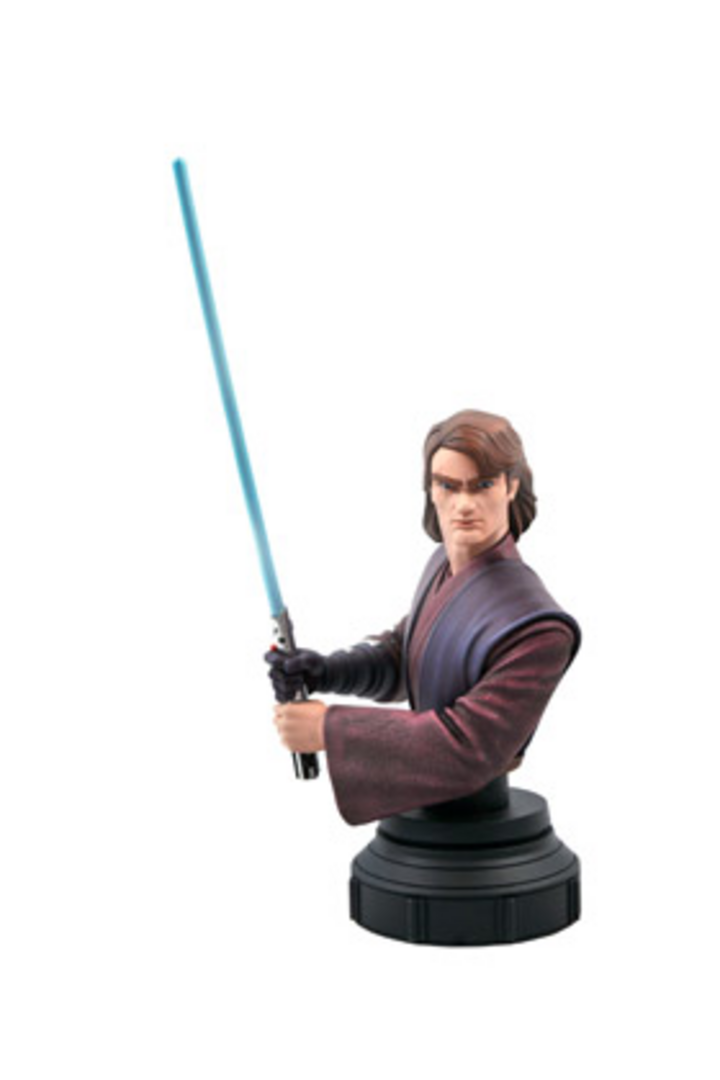 Anakin skywalker busto resina 15 cm 1/7 scale star wars the clone wars