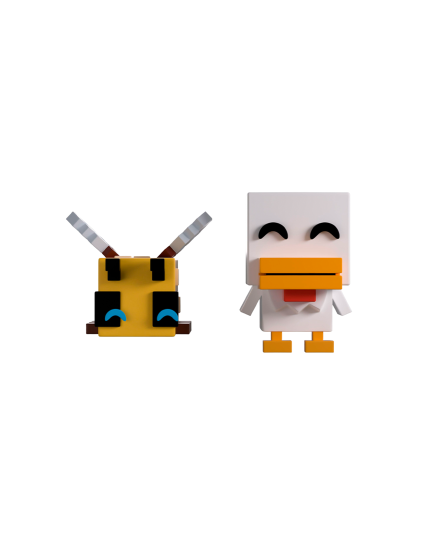 Figura abeja y chiken minecraft youtooz