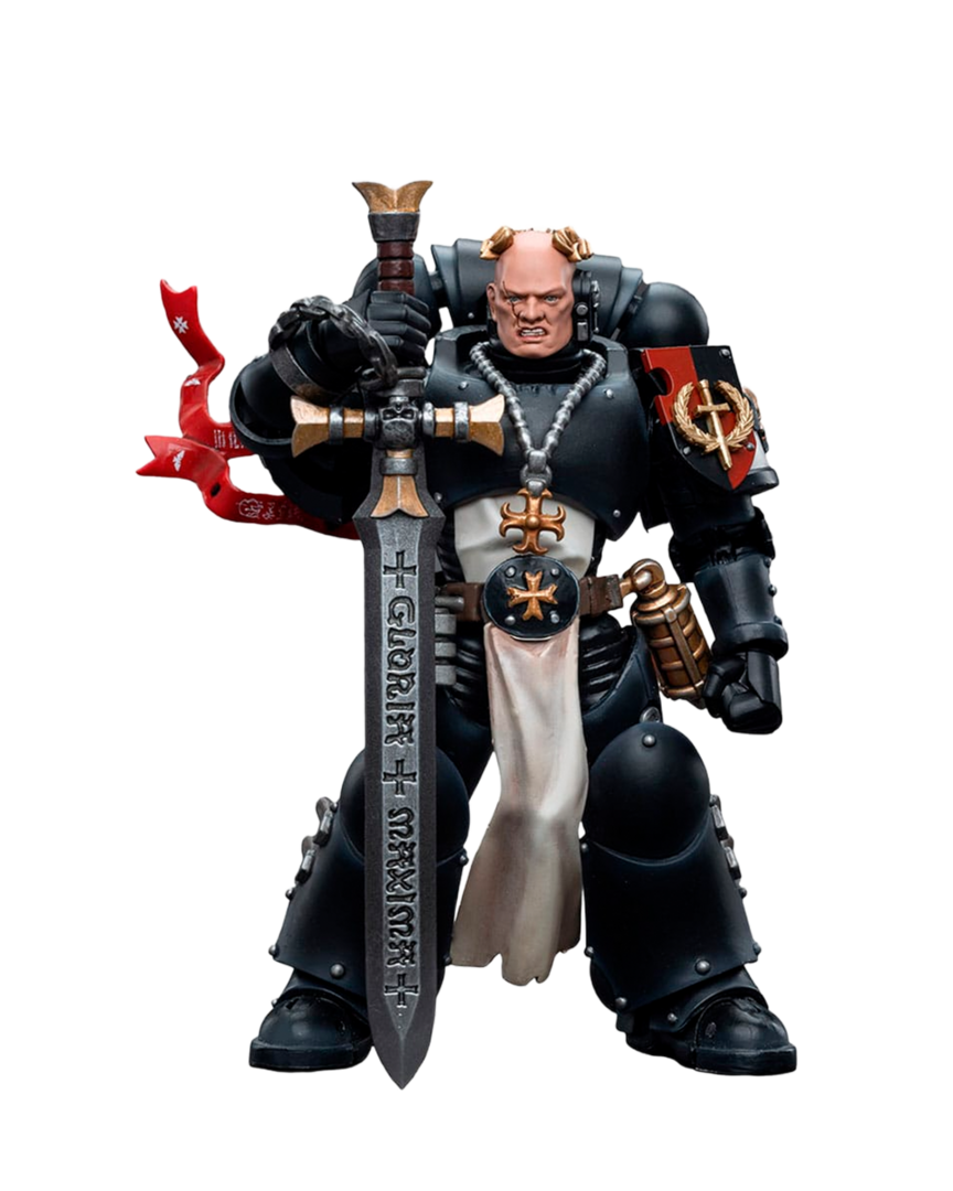 Figura emperor's champion bayard's revenge warhammer 40k 1/18 black templars joytoy