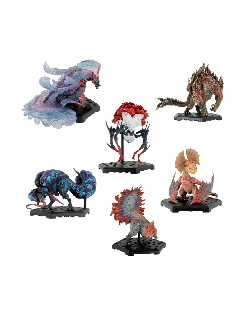 Pack 6 Figuras Monster Hunter Builder Standard Model Plus Vol.28 Capcom 10-15cm