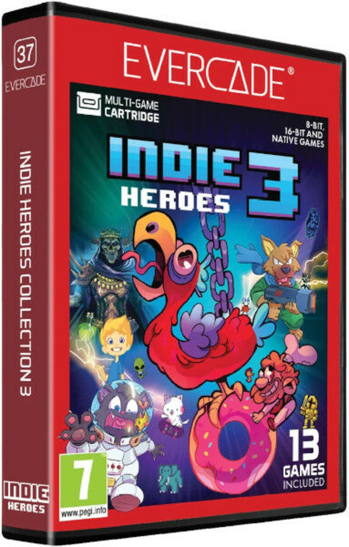 Cartucho evercade indie heroes collection 3