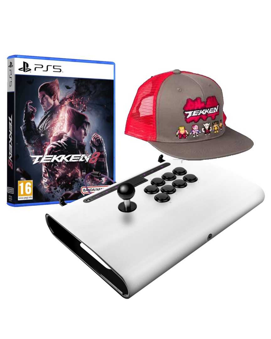 Tekken 8 + Fightstick Victrix Pro FS Arcade Blanco con Licencia Oficial de PlayStation