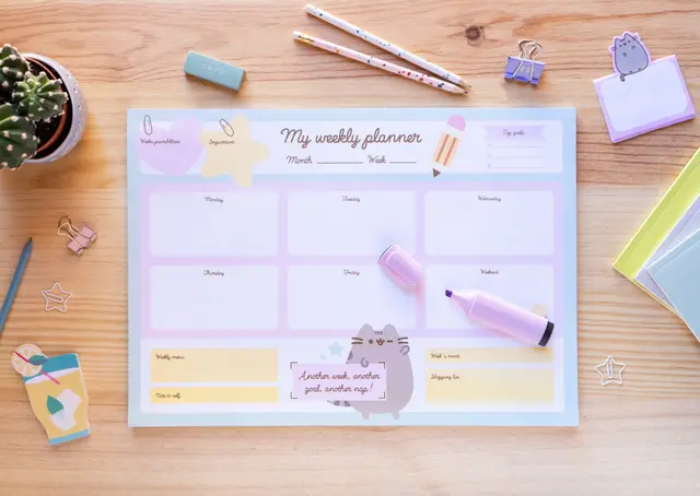 Comprar Bloc Planificador Semanal A3 Pusheen Foodie Collection 