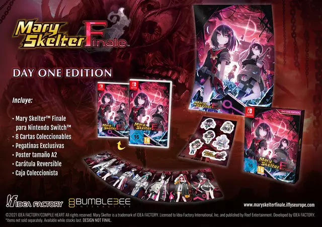 Comprar Mary Skelter Finale Edición Day One Switch Day One