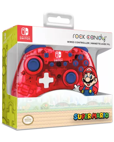 Comprar Mando Rock Candy Mario con Cable Switch Mario