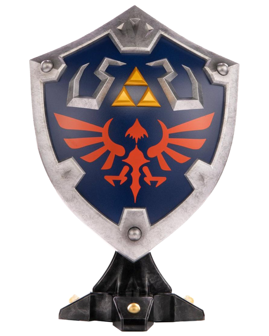 Escudo de hylian the legend of zelda réplica 30cm