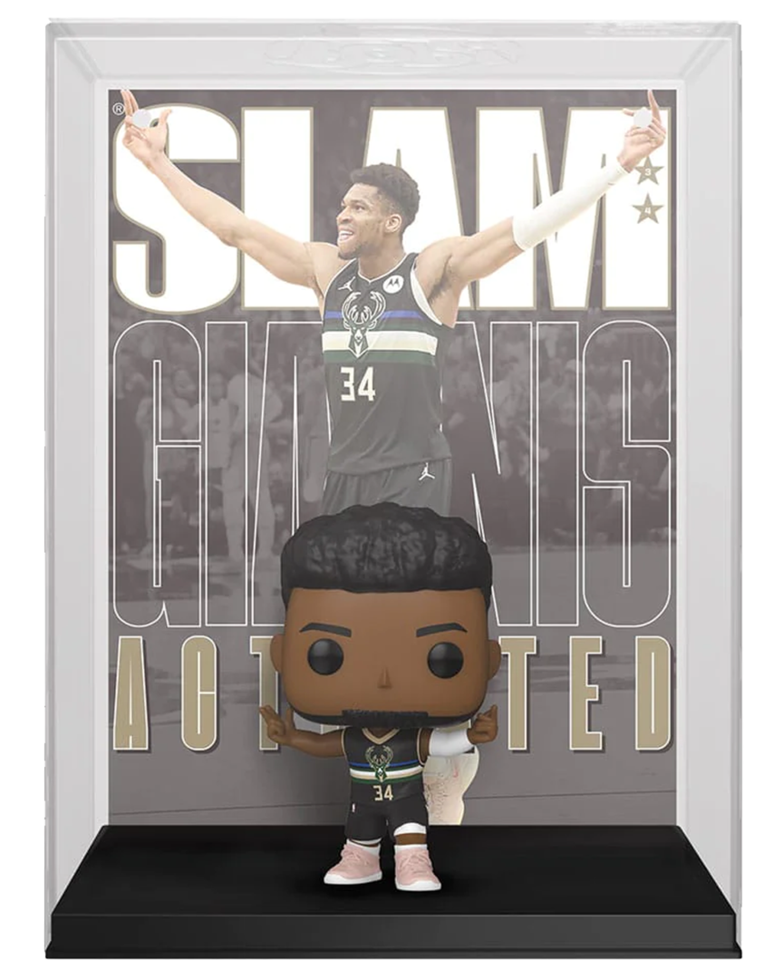Figuras pop! nba giannis antetokounmpo slam cover