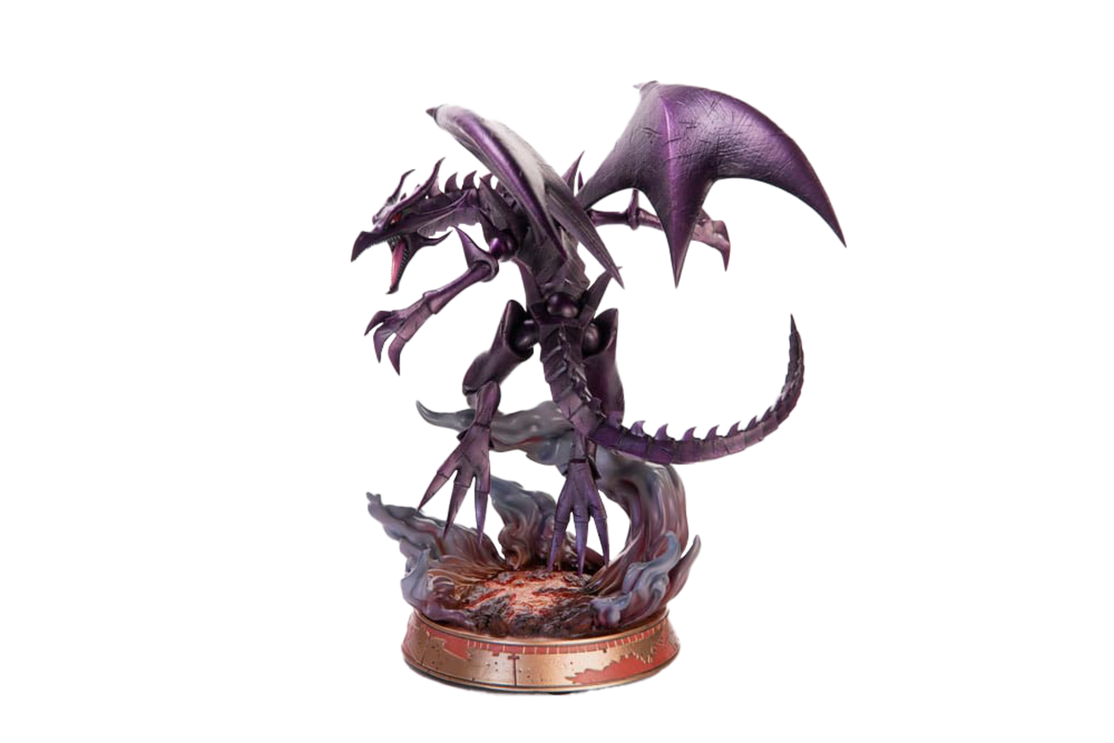 Figura red-eyes b. dragon purple colour yu-gi-oh! first 4 figures