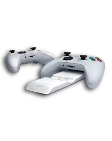 Cargador Metavolt Dual Blanco Xbox Licenciado