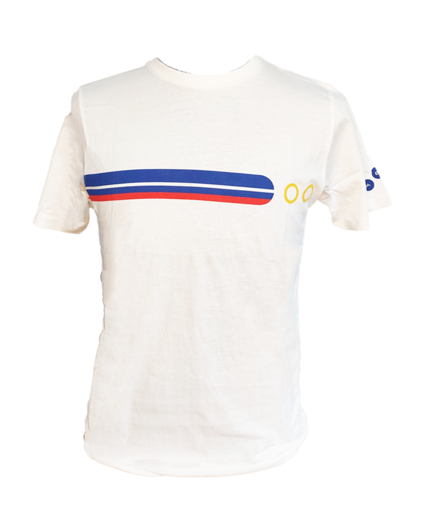 Camiseta Blanca Anillo Sonic Talla S