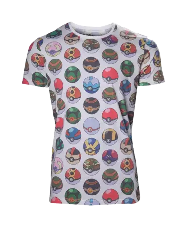 Comprar Camiseta Blanca Pokeball Pokémon Talla M - Talla M, Camiseta