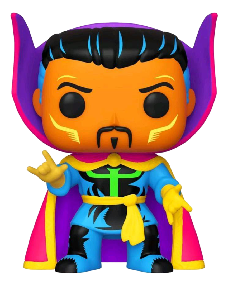 Figura pop! doctor strange edición especial black light