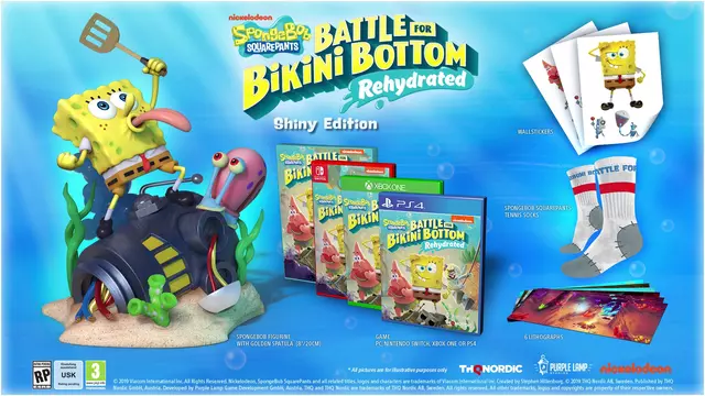 Comprar Bob Esponja: Battle for Bikini Bottom - Rehydrated Edición Shiny PS4 Limitada