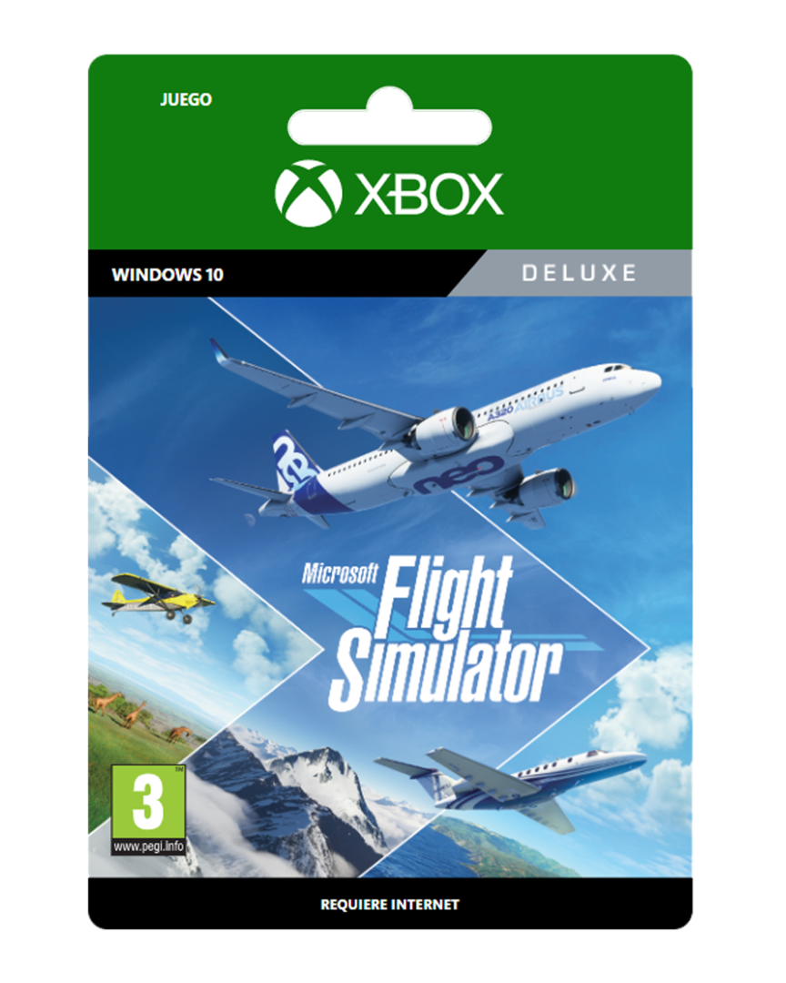 Microsoft flight simulator edición deluxe