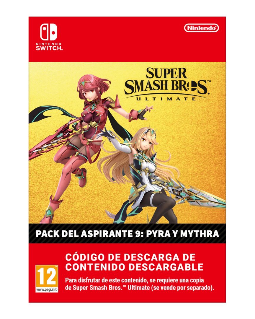Super smash bros. ultimate - pack del aspirante 9: pyra & mythra