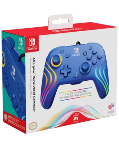 Comprar Mando Afterglow Wave Azul con Licencia Oficial de Nintendo Xbox Series Azul