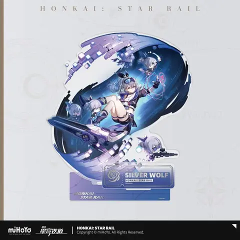 Figura/Acrílico Honkai Star Rail Silver Wolf 17 cm