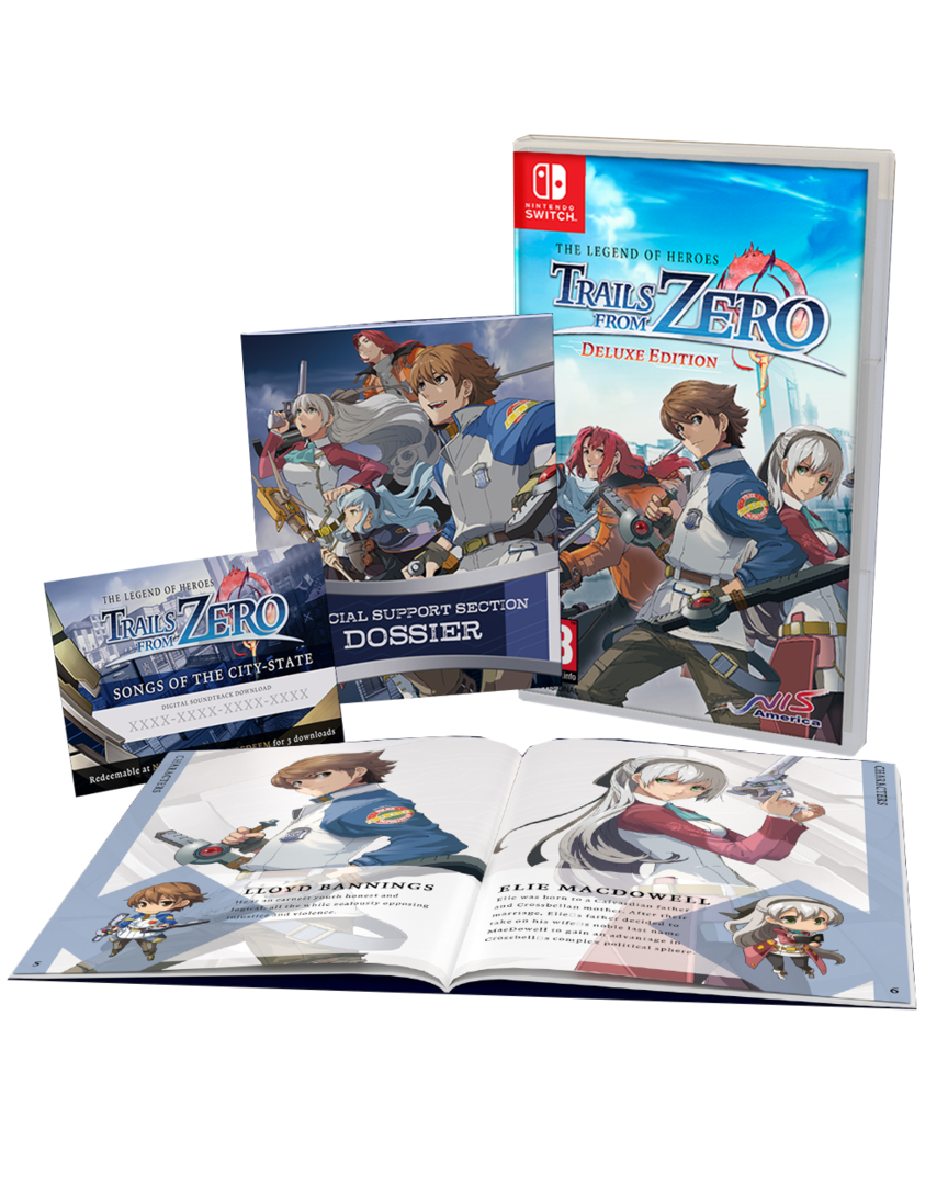 The legend of heroes: trails from zero edición deluxe